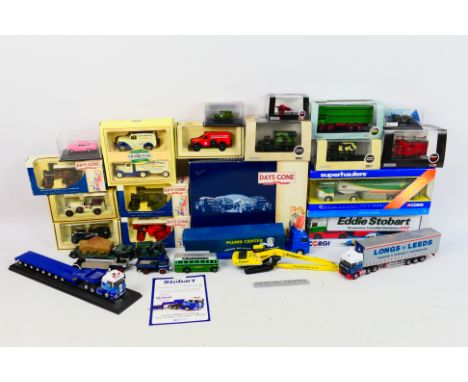 Oxford - Hornby - Corgi - Lledo - A group of boxed and loose vehicles including Scania BP tanker, a Mini van in 1:76 scale, B