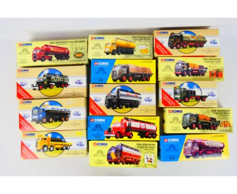 Corgi Classics - A boxed collection of 14 diecast commercial vehicles from various Corgi Classic ranges. Lot includes #16302 