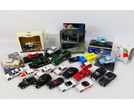 Dinky - Corgi - Vanguards - Diecast - A selection of over 20 boxed and unboxed vehicles in varying scales, predominantly Poli