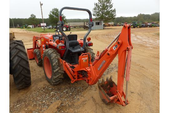 Id3961 Kubota L3400 Tractor Open 4wd Wla463 Loader Bucket And