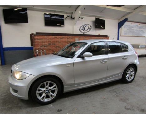 Make &amp; Model: BMW 116I SEDate of Reg: YE58 VAMColour: Silvercc: 1599MoT: 29-09-2022Fuel Type: PETROLMileage: 100kTransmis