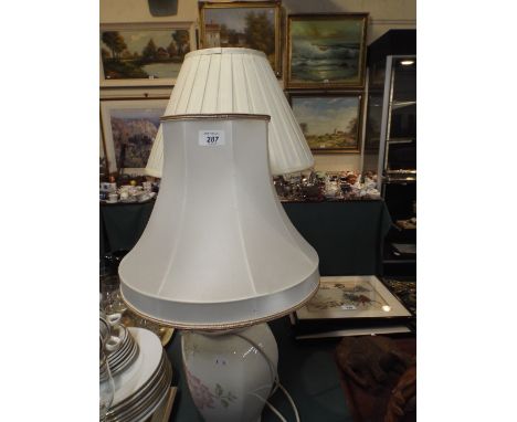 Two Ceramic Table Lamps