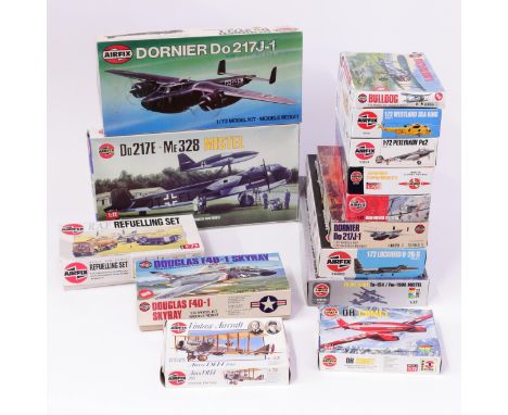 Model Making, Aviation Interest, The Late John Burgess Collection of Model Kits - Airfix 1:72 scale kits, comprising 04020-6 