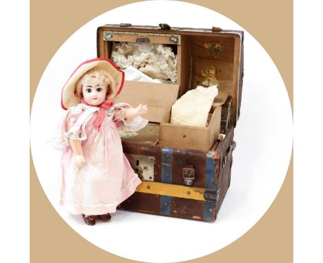 Toys From The Attic Part II - a Fleischmann &amp; Bloedel Eden Bèbè bisque head and painted composition bodied doll, the bisq