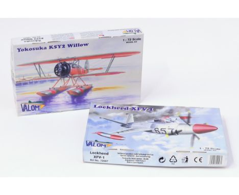 Model Making, Aviation Interest, The Late John Burgess Collection of Model Kits - Valom 1:72 scale kits, comprising No.72007 