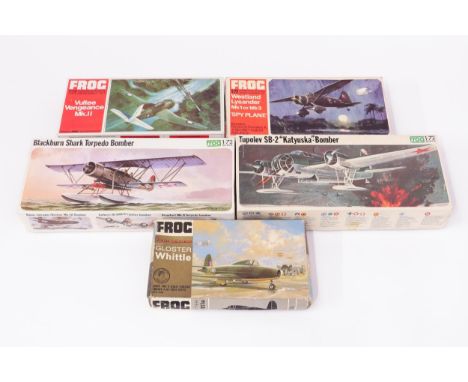 Model Making, Aviation Interest, The Late John Burgess Collection of Model Kits - Frog 1:72 scale kits, comprising No.F174 Gl