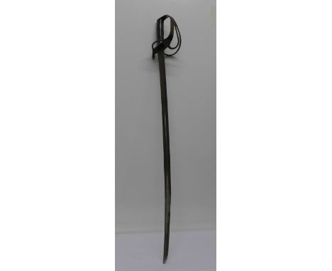 A French cavalry sword, no scabbard