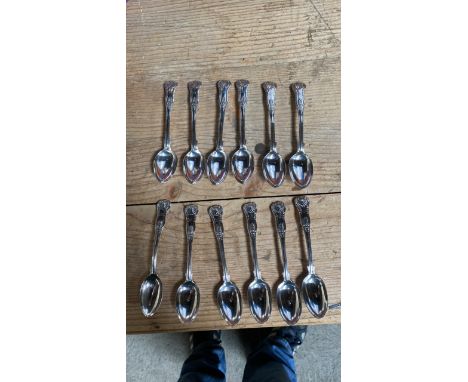  Sale Item:    BOX 12 SILVER SPOONS   Vat Status:   No Vat   Buyers Premium:  This lot is subject to a Buyers Premium of 15% 