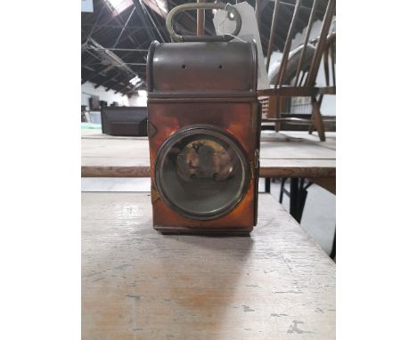  Sale Item:    PFEIL &amp; CO COPPER LAMP   Vat Status:   No Vat   Buyers Premium:  This lot is subject to a Buyers Premium o