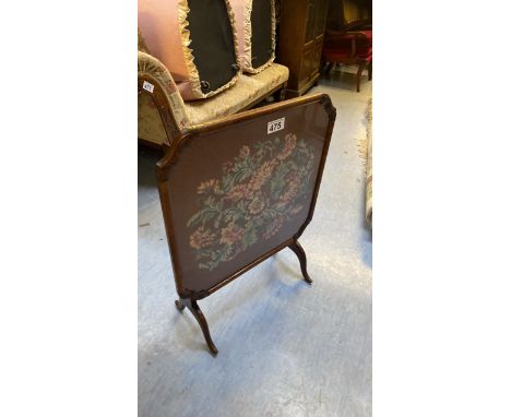  Sale Item:    TAPESTRY FIRE SCREEN / TABLE(AF)   Vat Status:   No Vat   Buyers Premium:  This lot is subject to a Buyers Pre