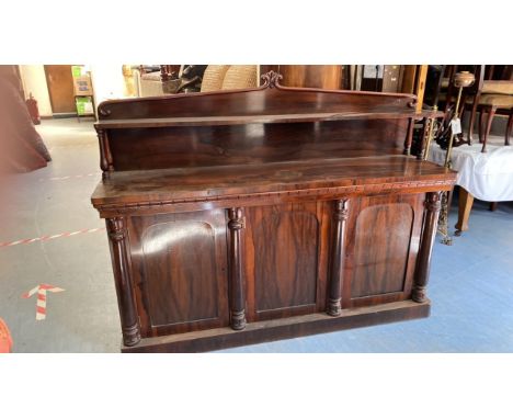  Sale Item:    MAHOGANY 3 DOOR CHIFFIONEER (AF)   Vat Status:   No Vat   Buyers Premium:  This lot is subject to a Buyers Pre