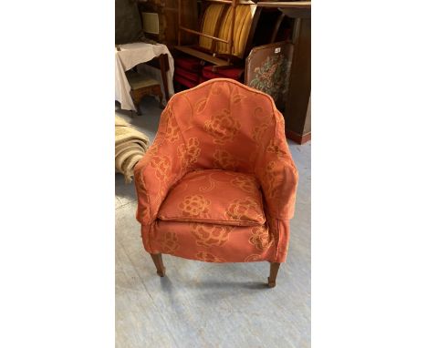  Sale Item:    TUB CHAIR WITH LOOSE COVER (AF)   Vat Status:   No Vat   Buyers Premium:  This lot is subject to a Buyers Prem