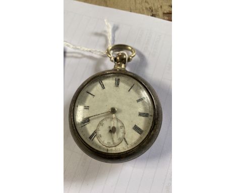  Sale Item:    SILVER POCKET WATCH &amp; CASE (AF)   Vat Status:   No Vat   Buyers Premium:  This lot is subject to a Buyers 