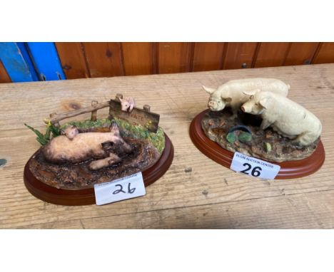  Sale Item:    2 X BFA J HERRIOT MUD SPA A8436 &amp; MUD GLORIOUS MUD A0453  Vat Status:   No Vat   Buyers Premium:  This lot