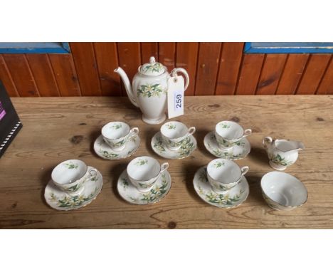  Sale Item:    15 PCE ROYAL TUSCAN BRIDAL FLOWER TEA CHINA  Vat Status:   No Vat   Buyers Premium:  This lot is subject to a 