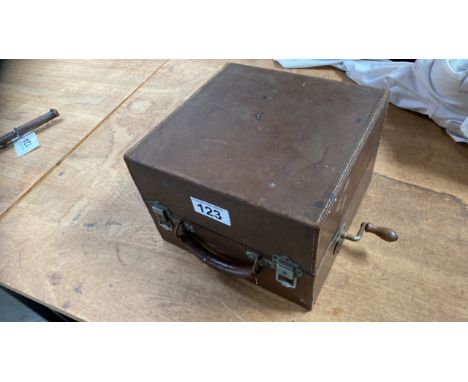  Sale Item:    CASED DECCA GRAMOPHONE (AF)   Vat Status:   No Vat   Buyers Premium:  This lot is subject to a Buyers Premium 