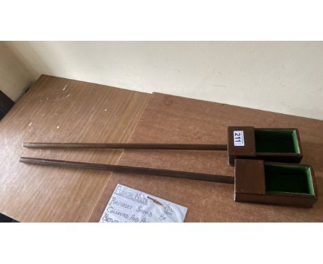  Sale Item:    2 CHURCH COLLECTION BOXES (AF)   Vat Status:   No Vat   Buyers Premium:  This lot is subject to a Buyers Premi