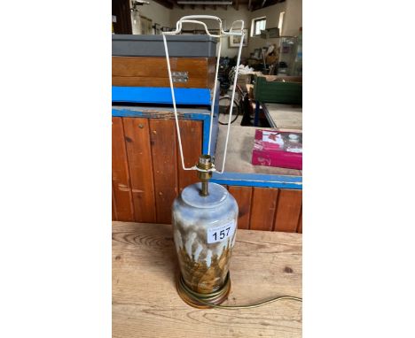  Sale Item:    COBRIDGE STONEWARE LAMP   Vat Status:   No Vat   Buyers Premium:  This lot is subject to a Buyers Premium of 1