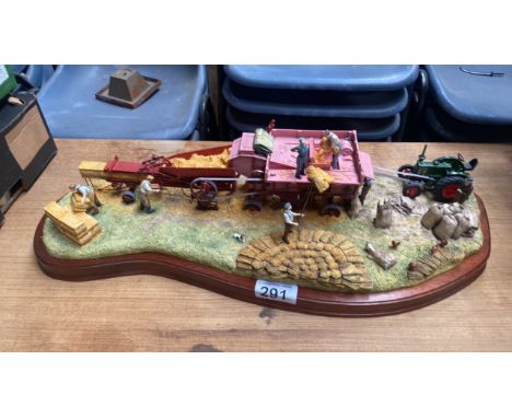  Sale Item:    LTD EDT BFA ORNAMENT THRESHING MILL- NO CERT 365-600 DAMAGE(AF)  Vat Status:   No Vat   Buyers Premium:  This 
