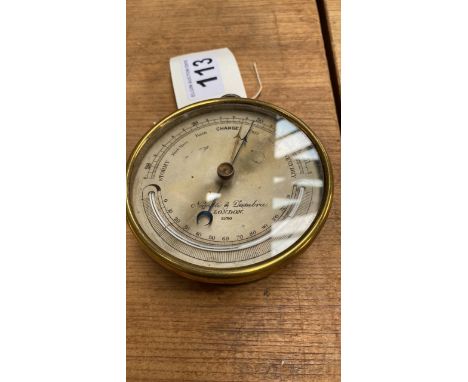  Sale Item:    BAROMETER-NEGRETTI &amp; ZAMBIA   Vat Status:   No Vat   Buyers Premium:  This lot is subject to a Buyers Prem