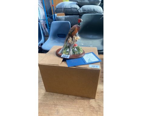  Sale Item:    BFA ORNAMENT WOODLAND MAJESTY &amp; CERT  Vat Status:   No Vat   Buyers Premium:  This lot is subject to a Buy