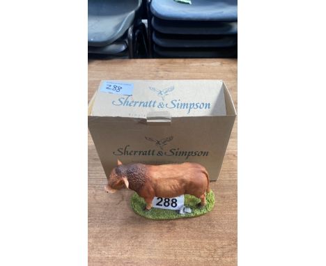  Sale Item:    SHERRATT &amp; SIMPSON LIMOUSIN BULL   Vat Status:   No Vat   Buyers Premium:  This lot is subject to a Buyers