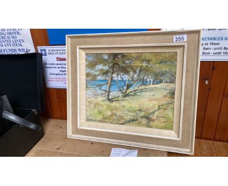  Sale Item:    PASTEL PICTURE LANDSCAPE NEAR FINDHORN BY M B BARNARD  Vat Status:   No Vat   Buyers Premium:  This lot is sub