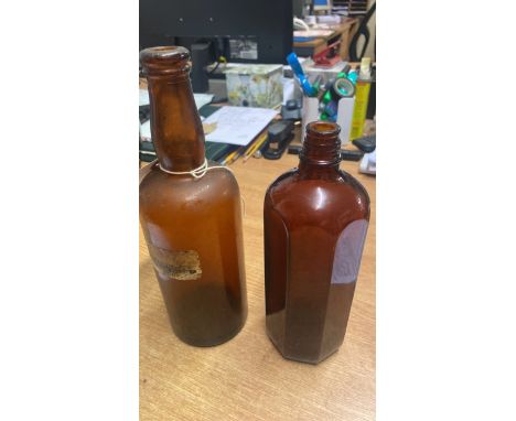  Sale Item:    2 CHEMISTS BOTTLES   Vat Status:   No Vat   Buyers Premium:  This lot is subject to a Buyers Premium of 15% + 