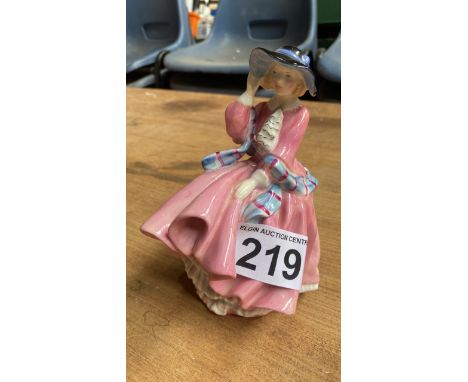  Sale Item:    ROYAL DOULTON FIGURINE TOP OF THE HILL HN1849  Vat Status:   No Vat   Buyers Premium:  This lot is subject to 