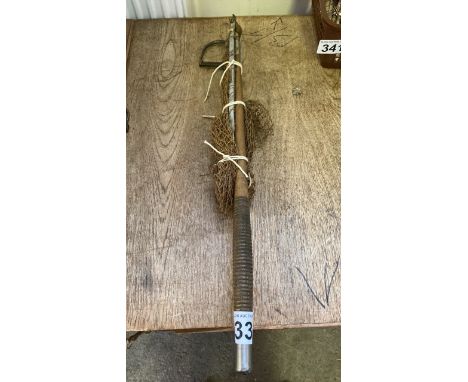  Sale Item:    FISHING GAFF &amp; NET (AF)   Vat Status:   No Vat   Buyers Premium:  This lot is subject to a Buyers Premium 