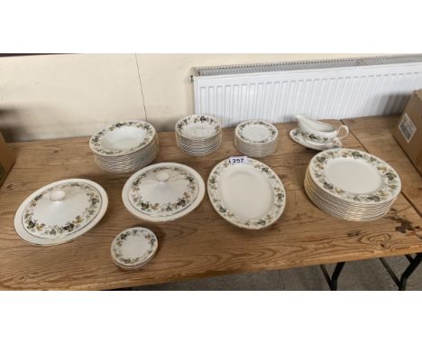  Sale Item:    54 PCS ROYAL DOULTON LARCHMONT DINNERWARE  Vat Status:   No Vat   Buyers Premium:  This lot is subject to a Bu