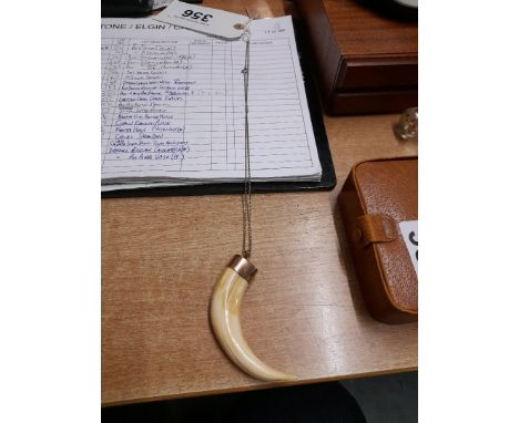  Sale Item:    KENYAN HORN NECKLACE (AF)   Vat Status:   No Vat   Buyers Premium:  This lot is subject to a Buyers Premium of