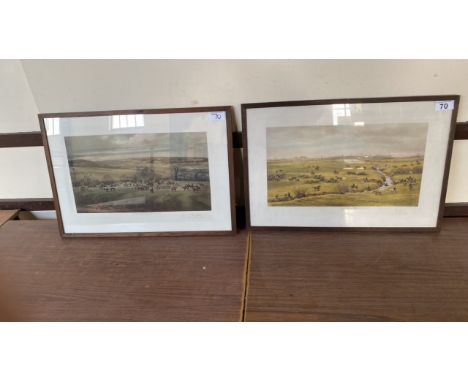  Sale Item:    2 HUNTING PRINTS G D GILES THE MEATH &amp; THE WARD  Vat Status:   No Vat   Buyers Premium:  This lot is subje