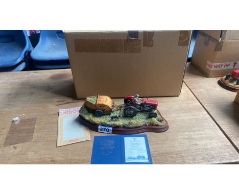  Sale Item:    LTD EDT BFA ORNAMENT 402-1750 + CERT HAY TURNING - DAMAGED (AF)  Vat Status:   No Vat   Buyers Premium:  This 