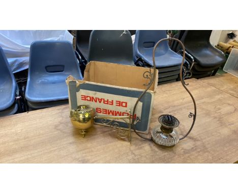  Sale Item:    HANGING OIL LAMP (AF)   Vat Status:   No Vat   Buyers Premium:  This lot is subject to a Buyers Premium of 15%
