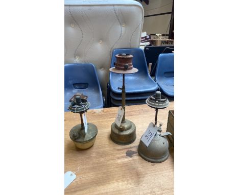  Sale Item:    3 TILLEY LAMPS (AF)   Vat Status:   No Vat   Buyers Premium:  This lot is subject to a Buyers Premium of 15% +