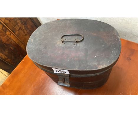  Sale Item:    HAT BOX   Vat Status:   No Vat   Buyers Premium:  This lot is subject to a Buyers Premium of 15% + Vat @ 20%  