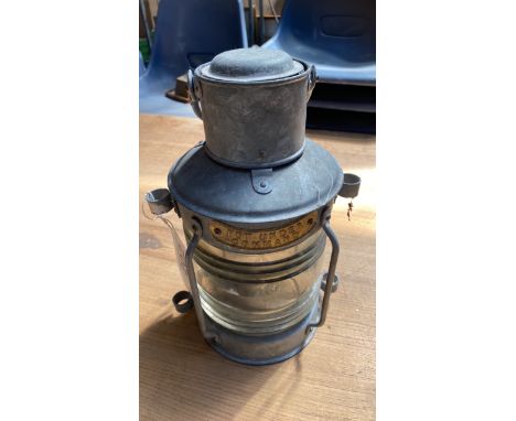  Sale Item:    METAL LAMP - NOT UNDER COMMAND   Vat Status:   No Vat   Buyers Premium:  This lot is subject to a Buyers Premi