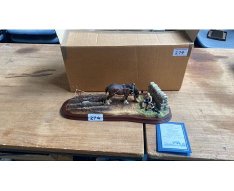  Sale Item:    LTD EDT BFA ORNAMENT 13-1750 + CERT PLOUGHMANS LUNCH  Vat Status:   No Vat   Buyers Premium:  This lot is subj