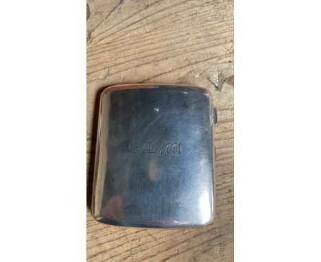  Sale Item:    SILVER ENGRAVED CIGARETTE CASE   Vat Status:   No Vat   Buyers Premium:  This lot is subject to a Buyers Premi