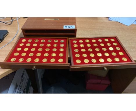  Sale Item:    CASED OUR ROYAL SOVEREIGNS- STERLING SILVER MEDALLIONS  Vat Status:   No Vat   Buyers Premium:  This lot is su