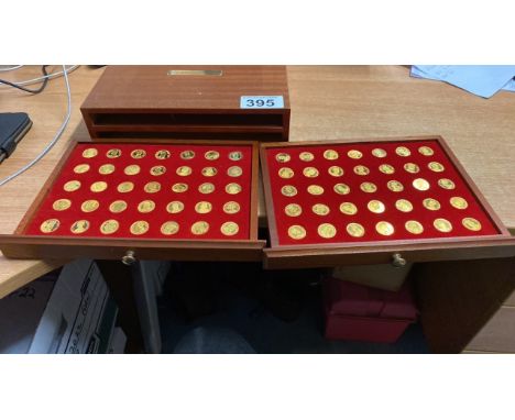  Sale Item:    CASED OUR ROYAL SOVEREIGNS- STERLING SILVER MEDALLIONS  Vat Status:   No Vat   Buyers Premium:  This lot is su