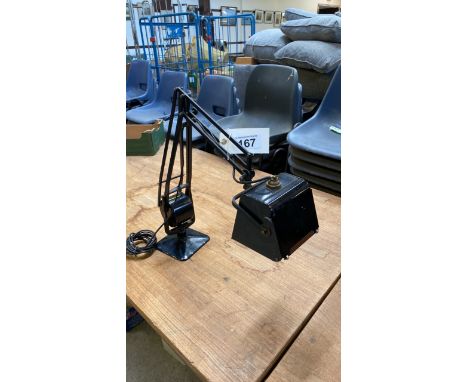  Sale Item:    HADRILL &amp; HORSTMANN PLUS LITE MAGNIFYING A P LAMP  Vat Status:   No Vat   Buyers Premium:  This lot is sub