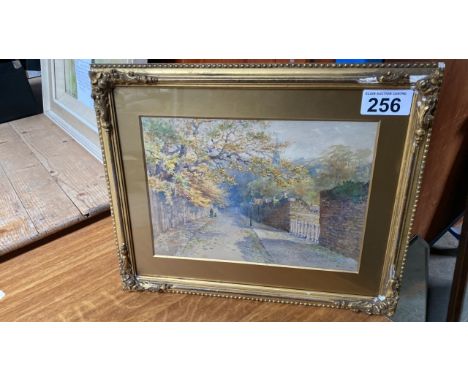  Sale Item:    W C PAINTING STREET SCENE ROSE BARTON 1896 (FRAME AF)  Vat Status:   No Vat   Buyers Premium:  This lot is sub