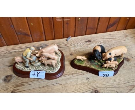  Sale Item:    2 X BFA FEEDING TIME JH107 &amp; LEAVE SOME FOR ME A9792  Vat Status:   No Vat   Buyers Premium:  This lot is 