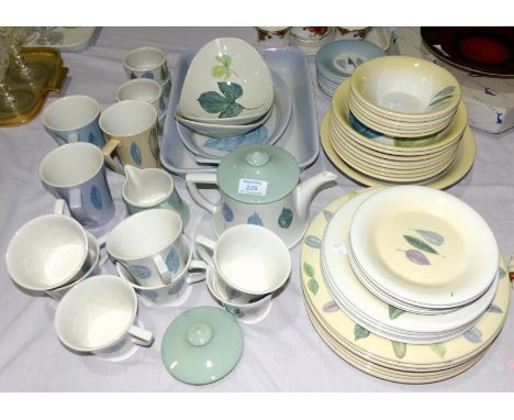A Portmeirion "The Seasons Collection" part dinner and tea service by Anwyl Cooper-Willis