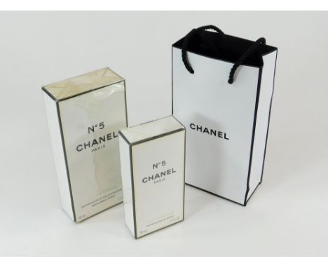 CHANEL NO. 5. A Chanel No. 5 Eau de Parfum, Vaporisateur rechargeable, refillable spray. 50ml, unopened. Also, a similar Chan