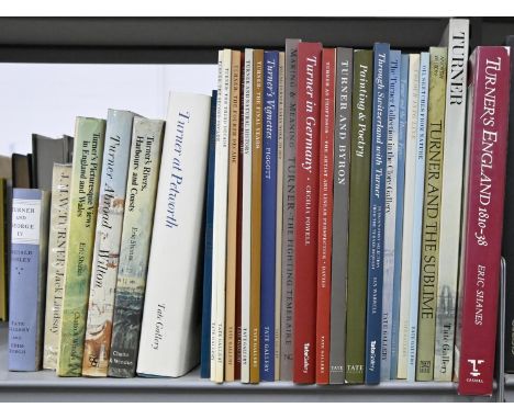 Art History Books. Approx. 28 J.M.W. Turner catalogues and reference works, late 20th/early 21st c  