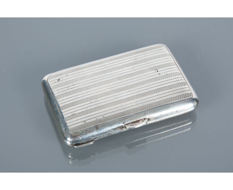 GEORGE V SILVER CARD HOLDER
maker Cornelius Desormeaux Saunders & James Francis Hollings (Frank) Shepherd, Birmingham 1910, w