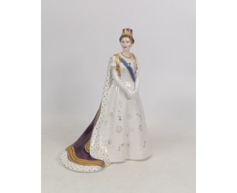 Royal Worcester, Princess Margaret in her Coronation Robes. Limited Edition numbered 245 of 4500.